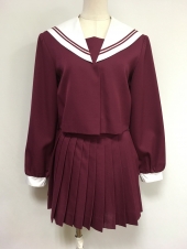 レッド長袖セーラー服
全1点